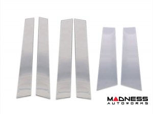 Jeep Renegade Pillar Trim Set - Chrome 2015-2024 Jeep Renegade Pillar Trim Set - Chrome 2015-2024